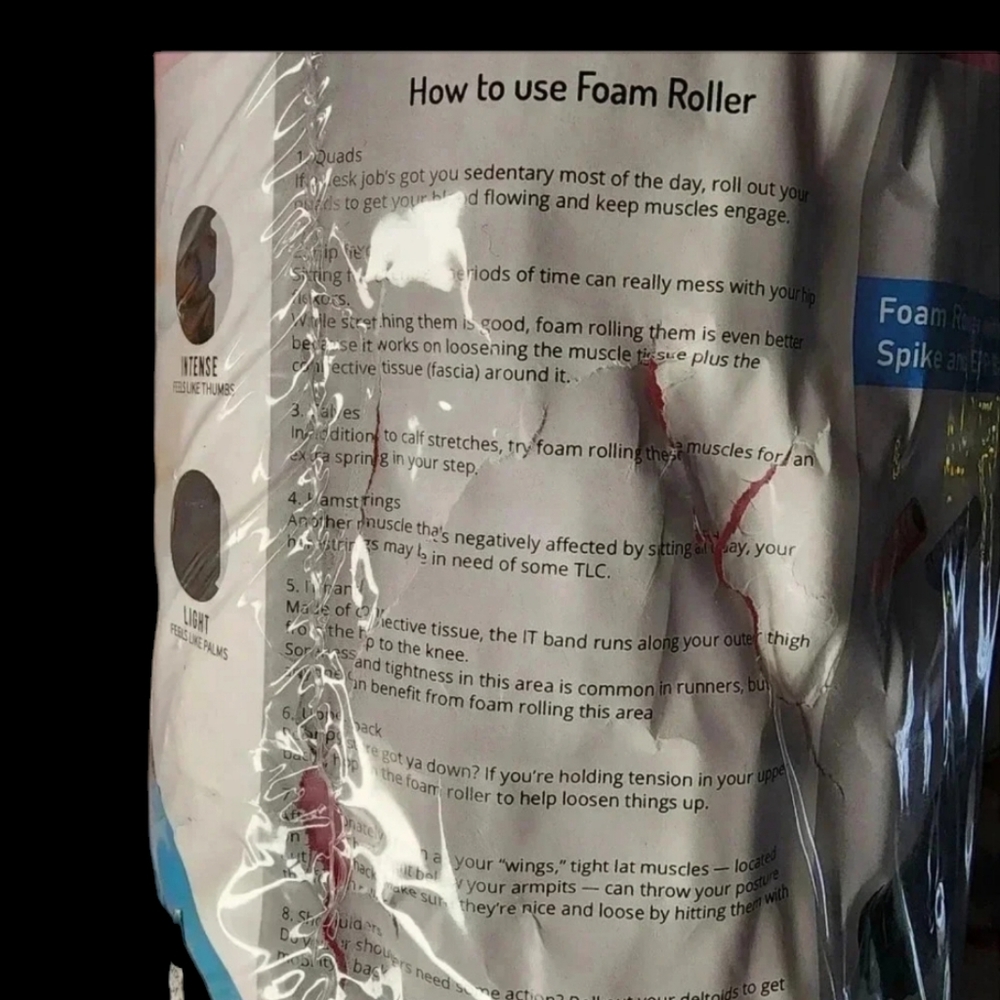 Zissfit Hollow Core Foam Roller with Spike and EPP Ball, and Carrying Bag - Picture 3 of 9